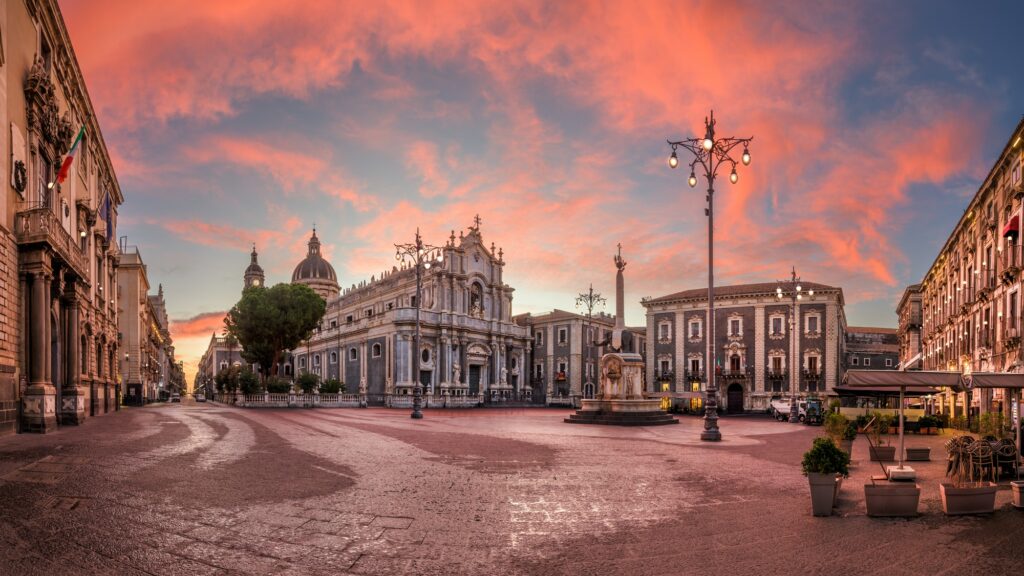 Catania, Sicily, Italy from Piazza Del Duomo