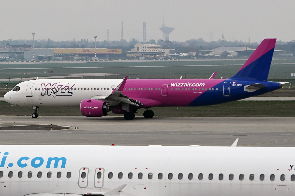 Lietadlo Airbus A321neo dopravcu Wizz Air