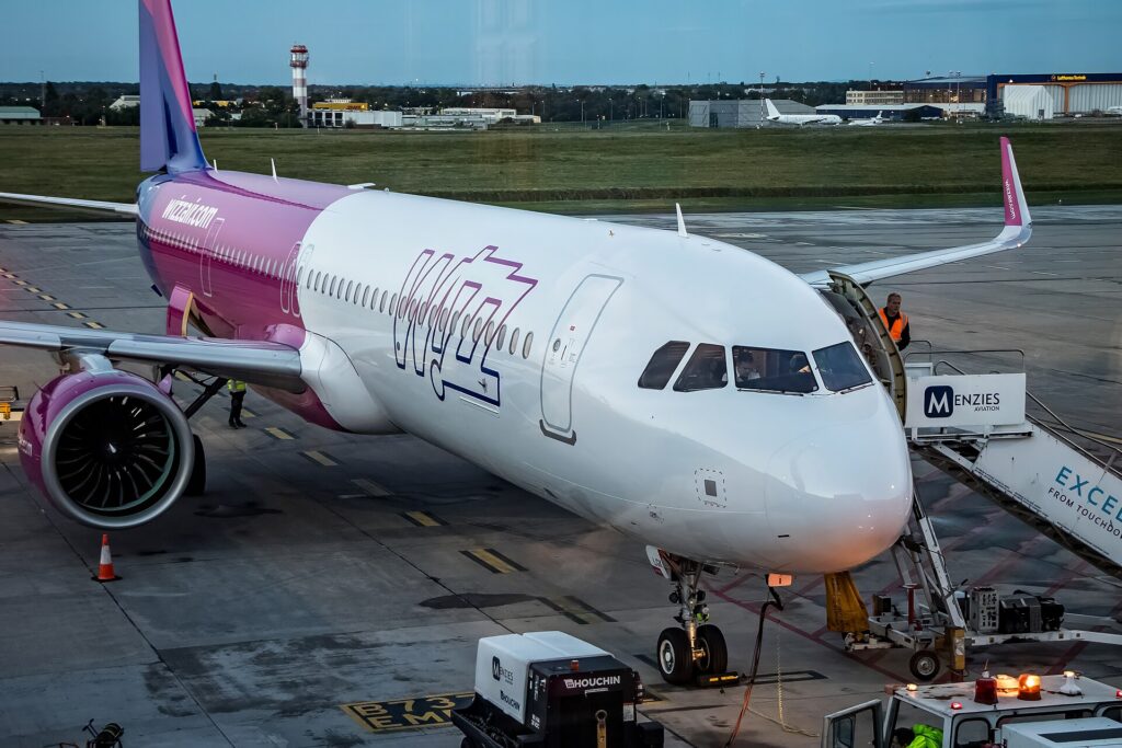 Lietadlo Airbus A321neo spoločnosti Wizz Air